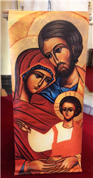 Holy family banner