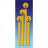 Christmas Golden Candles Banner 3.3m x 1.2m (LARGE NO 13)