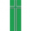 Cross Banner (Green) 1.2m x 0.5m