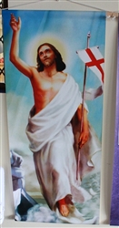 Easter Resurrection of Jesus Banner  1.2m x 0.5m (SMALL NO 15)