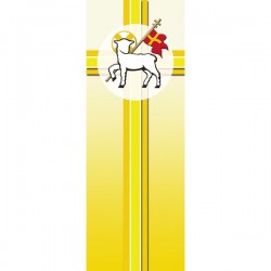 Easter Lamb of God Banner 3.3m x 1.2m (LARGE NO 14)