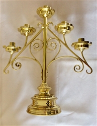 Brass candle holder