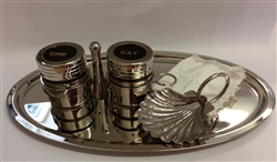 Baptismal set silver 23x14cm