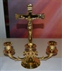 Candleholder with Crucifix