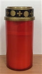 11cm/4.5" Battery operated candle (Red)