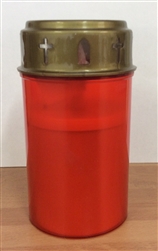 12cm/5" Battery operated candle (Red)