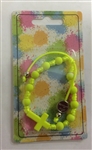 Childrens Rosary Bracelet (yellow)