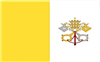 Papal/Vatican Flag 1.5m x 1m Yellow & White with Vatican symbol
