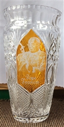 Engraved vase (Pope Francis)