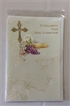 First holy communion card