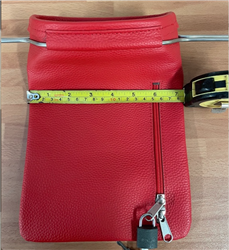 Leather Collection Bag (RED)