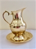 Gold engraved baptismal jug