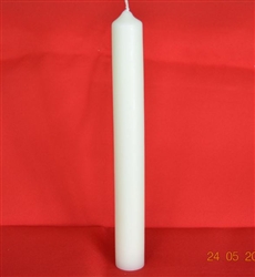 12x1&#44;3/8inch/35mmx30cm Ivory Altar Candle (24)