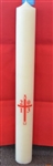 (NO 7) 24x2inch Paschal Candle with Transfer