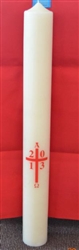 (NO 7) 24x2inch Paschal Candle with Transfer