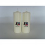 6x2.375inch Nollaig Shona Duit Pillar Candle (20)