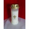 (NO 4) In Loving Memory Memorial Candle White (30)