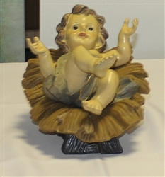 Baby Jesus with Manger 26cm