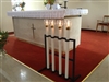 Processional Candles (4) & Stand