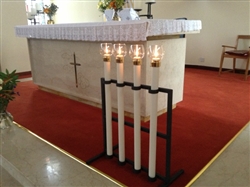 Processional Candles (4) & Stand