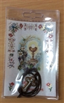 Parchment picture ( First Holy Communion with cross pendant)