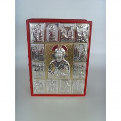 Leather Silver-Plated Roman Missal Cover