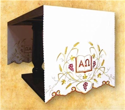 Alpha Omega Side Design Altar Cloth