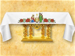 Nativity Flower Altar Cloth