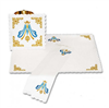 Gold and Blue Altar Linen Set of 4