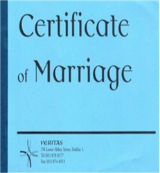 Certificates of Marriage