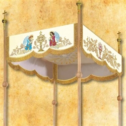 Embroidered Corpus Christi Canopy PRICE ON REQUEST