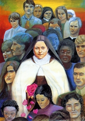 St Teresa Banner (0.5 x 1.2m)