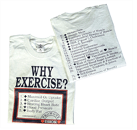 NEW-LIFESTYLES Why Exercise? T-shirt