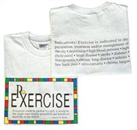 NEW-LIFESTYLES Prescription Exercise T-shirt