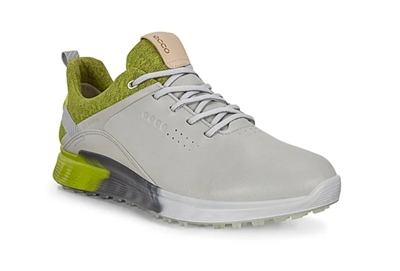 Ecco S-THREE Menâ€™s Hybrid Golf Shoes, Concrete White