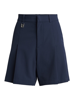 Rohnisch Pleated shorts, Navy