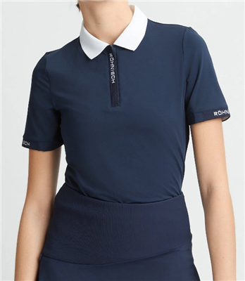 Rohnisch Women's Abby Poloshirt, Navy