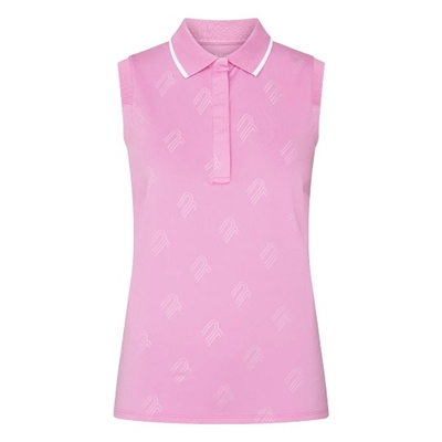Rohnisch Women's Deni Sleeveless Polo, Fuchsia