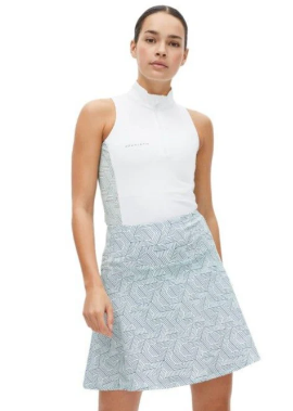 Rohnisch Women's Bonnie Printed Sleeveless Top, Hexagon Mint