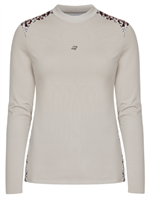 Rohnisch Women's Eyra Brushed LS Top, Tofu and Beetle Print