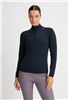 Rohnisch Women's Kora Knitted Quarterzip, Navy