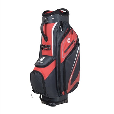 Cleveland Golf Lightweight Cart Bag, Red/Charcoal