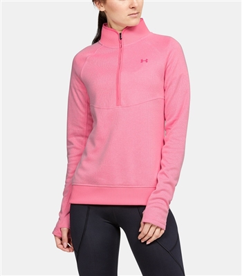 Women's UA Storm SweaterFleece Â½ Zip - Pink