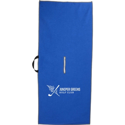 Player Towel â€“ Custom Slip Over Waffle (Black or Blue)