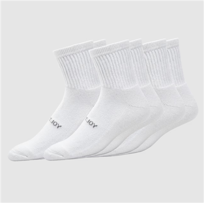 Footjoy Men's ComfortSOF Quarter 3-Pack Socks, White