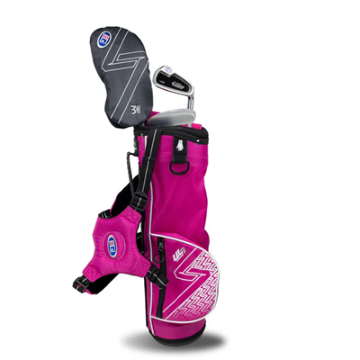 US Kids UL7 39" Club Carry Set, Pink
