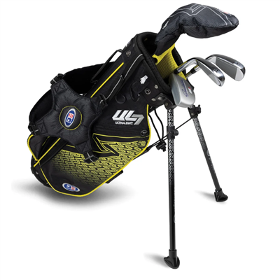 US Kids UL7 42" Club Stand Set, Black/Yellow