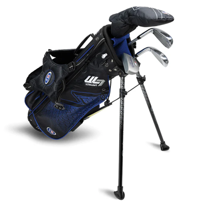 US Kids UL7 45" 4-Piece Stand Set, Black/Blue