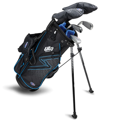 US Kids UL7 48" 5-Piece Stand Set, Black/Blue