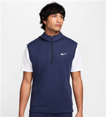 Nike Menâ€™s Tour Golf Gilet Hoodie, Navy